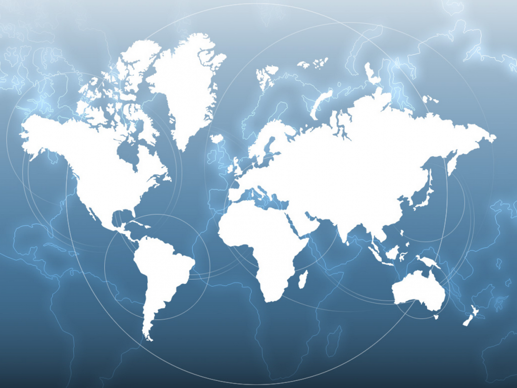 Карта международной доставки, логистики, контейнерных и авиаперевозок технических средств охраны